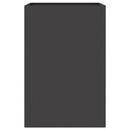 vidaXL fekete acél növénytartó 52 x 48 x 75 cm