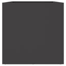 vidaXL fekete acél növénytartó 62 x 30 x 29 cm