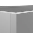 vidaXL ezüstszínű horganyzott acél növénytartó 62x30x29 cm