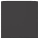 vidaXL fekete acél növénytartó 62 x 40 x 39 cm