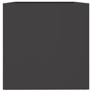 vidaXL fekete acél növénytartó 62 x 47 x 46 cm