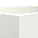 vidaXL fehér acél növénytartó 62 x 47 x 46 cm