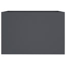 vidaXL antracitszürke acél növénytartó 62 x 47 x 46 cm