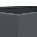 vidaXL antracitszürke acél növénytartó 62 x 47 x 46 cm