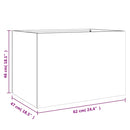 vidaXL antracitszürke acél növénytartó 62 x 47 x 46 cm