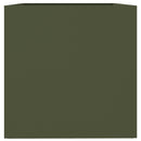 vidaXL olívazöld acél növénytartó 62 x 47 x 46 cm