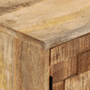 vidaXL tömör mangófa tálalószekrény 110 x 30 x 70 cm