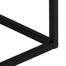 vidaXL tömör akácfa és vas tálalóasztal 110 x 30 x 75 cm