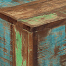 vidaXL tömör újrahasznosított fa és vas tálalóasztal 110 x 30 x 75 cm