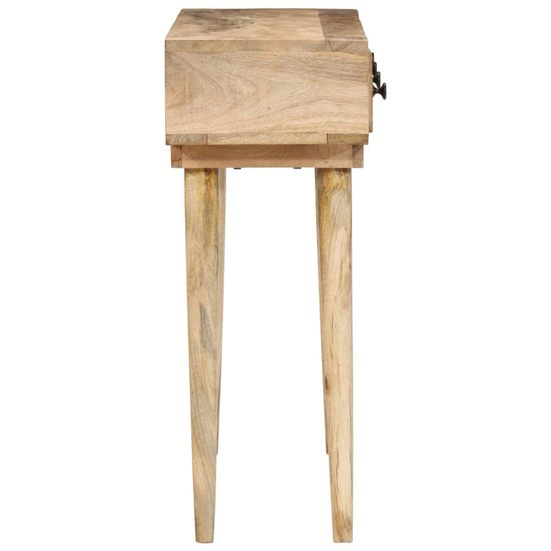 vidaXL tömör mangófa tálalóasztal 110 x 30 x 75 cm