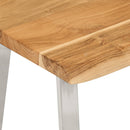 vidaXL tömör akácfa pad természetes éllel 105 cm