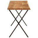 vidaXL tömör akácfa pad természetes éllel 105 cm