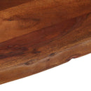 vidaXL mézbarna tömör akácfa dohányzóasztal 110 x 55 x 40 cm