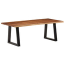vidaXL mézbarna tömör akácfa dohányzóasztal 110 x 55 x 40 cm