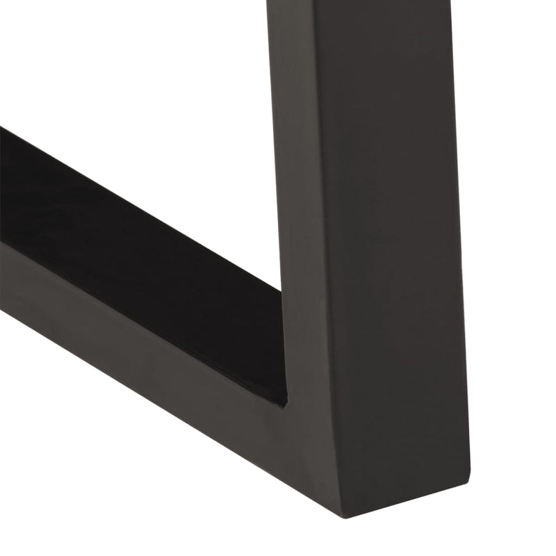 vidaXL tömör akácfa dohányzóasztal 110 x 55 x 40 cm