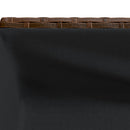 vidaXL 2 db barna polyrattan kerti ültetőláda polccal 70 x 28 x 70 cm
