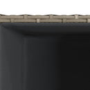 vidaXL 2 db szürke polyrattan kerti ültetőláda 30x30x60 cm