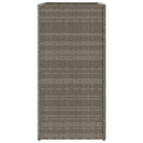 vidaXL 2 db szürke polyrattan kerti ültetőláda 40x40x80 cm