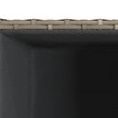 vidaXL 2 db szürke polyrattan kerti ültetőláda 40x40x80 cm