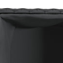 vidaXL 2 db fekete polyrattan kerti ültetőláda 2 cseréppel 72x30x32 cm