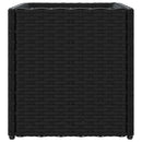 vidaXL 2 db fekete polyrattan kerti ültetőláda 36x30x32 cm