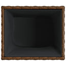 vidaXL 2 db barna polyrattan kerti ültetőláda 36x30x32 cm