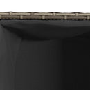 vidaXL 2 db szürke polyrattan kerti ültetőláda 36x30x32 cm