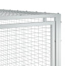 vidaXL antracit színű horganyzott acél kutyaház kifutóval 197 x 396 x 110 cm