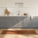 vidaXL négyszögletű barna bambusz szőnyeg 60 x 200 cm