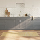 vidaXL négyszögletű világos természetes bambusz szőnyeg 60 x 200 cm