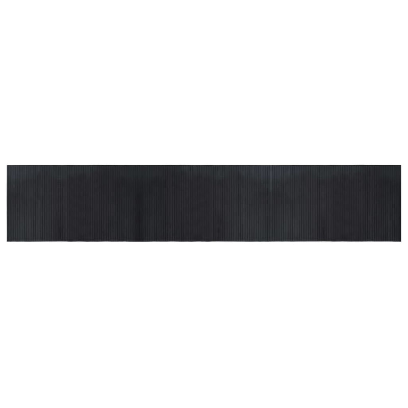 vidaXL négyszögletű fekete bambusz szőnyeg 60 x 300 cm