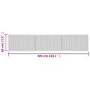 vidaXL négyszögletű barna bambusz szőnyeg 60 x 300 cm