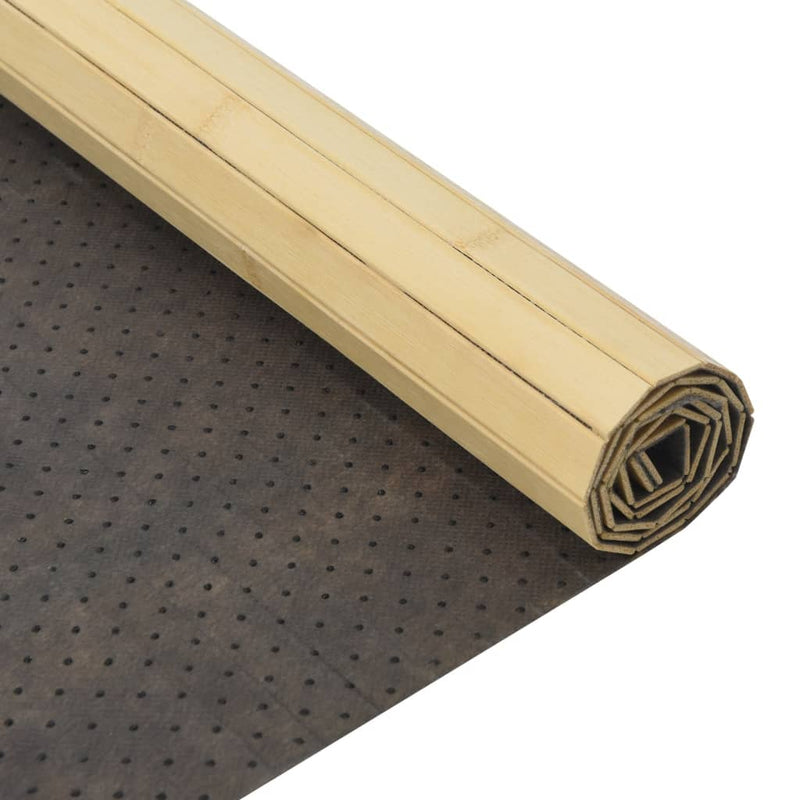 vidaXL négyszögletű világos természetes bambusz szőnyeg 60 x 300 cm