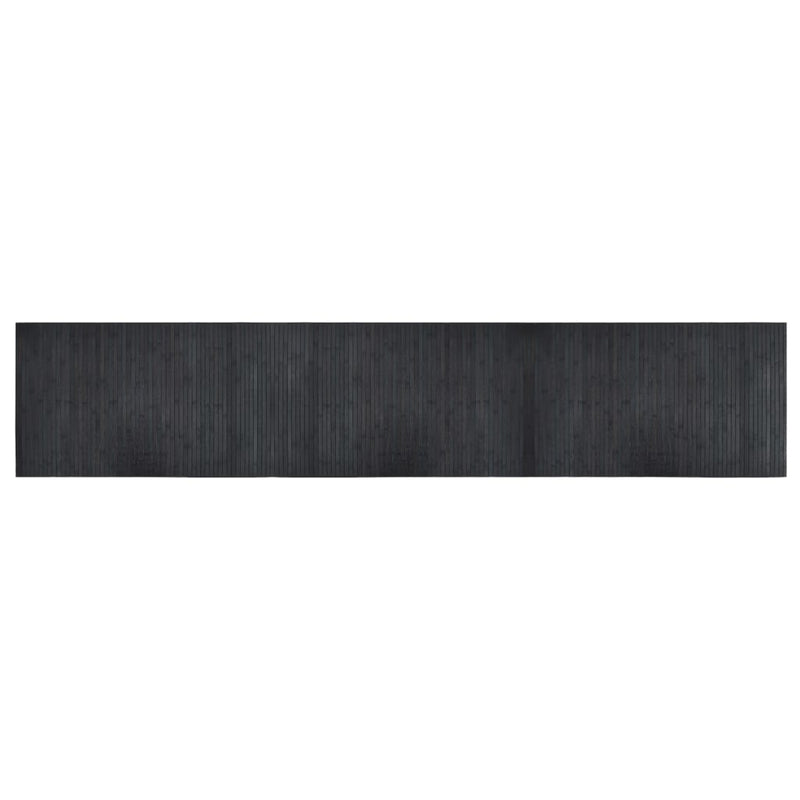 vidaXL négyszögletű szürke bambusz szőnyeg 60 x 300 cm