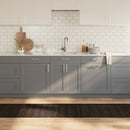 vidaXL négyszögletű sötétbarna bambusz szőnyeg 60 x 300 cm