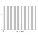 vidaXL négyszögletű sötétbarna bambusz szőnyeg 70 x 100 cm