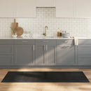 vidaXL négyszögletű fekete bambusz szőnyeg 70 x 200 cm