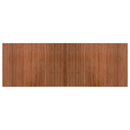 vidaXL négyszögletű barna bambusz szőnyeg 70 x 200 cm