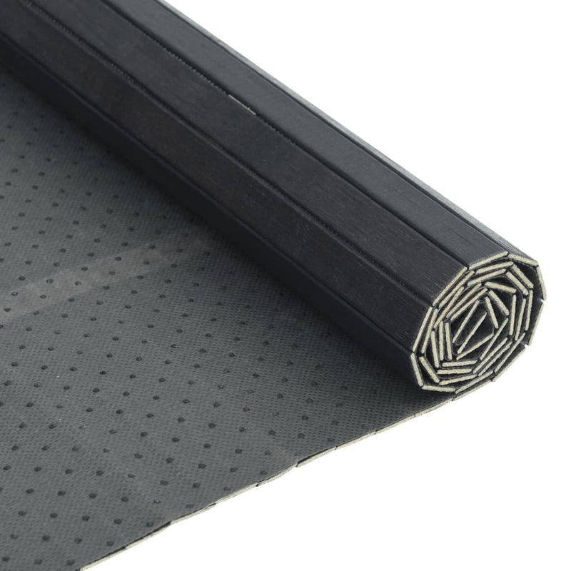 vidaXL négyszögletű szürke bambusz szőnyeg 70 x 200 cm