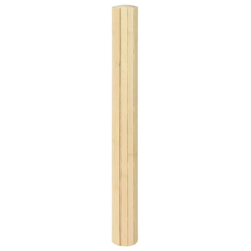 vidaXL négyszögletű világos természetes bambusz szőnyeg 70 x 300 cm