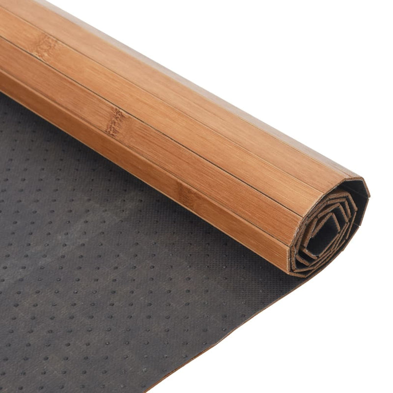 vidaXL négyszögletű természetes bambusz szőnyeg 80 x 100 cm