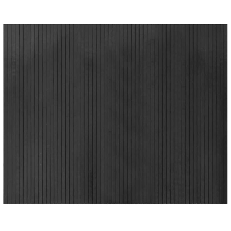 vidaXL négyszögletű szürke bambusz szőnyeg 80 x 100 cm