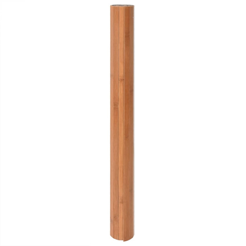 vidaXL négyszögletű természetes bambusz szőnyeg 80 x 200 cm