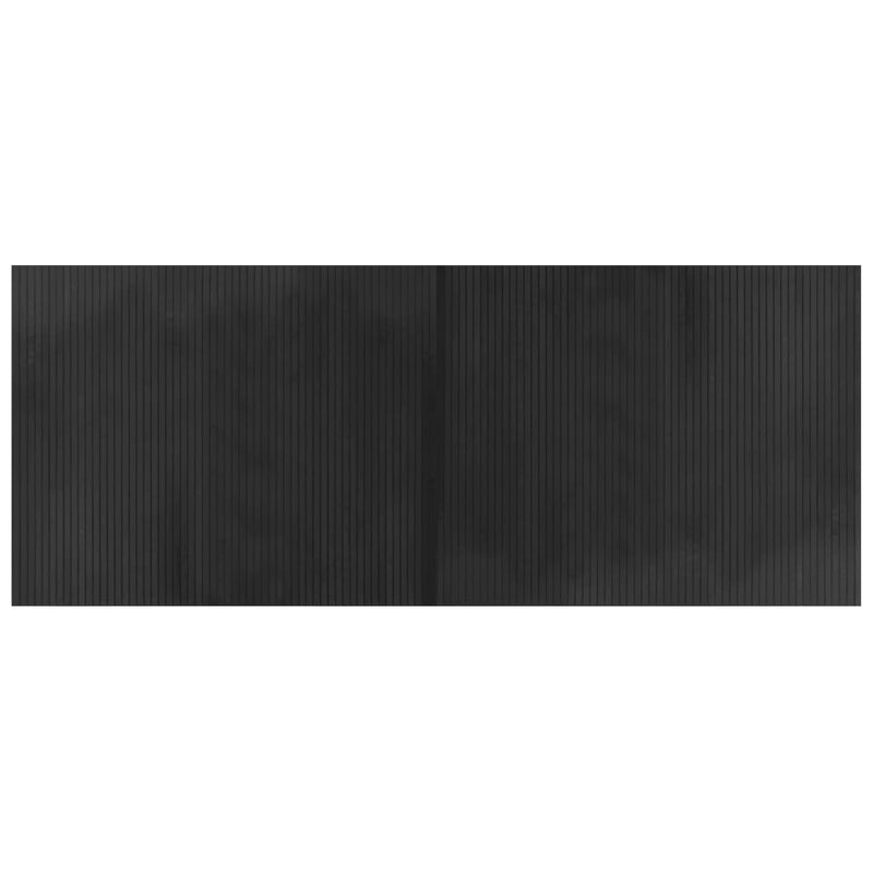 vidaXL négyszögletű szürke bambusz szőnyeg 80 x 200 cm