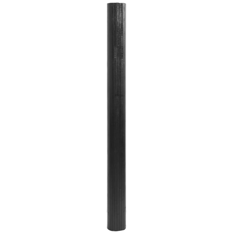 vidaXL négyszögletű szürke bambusz szőnyeg 80 x 200 cm