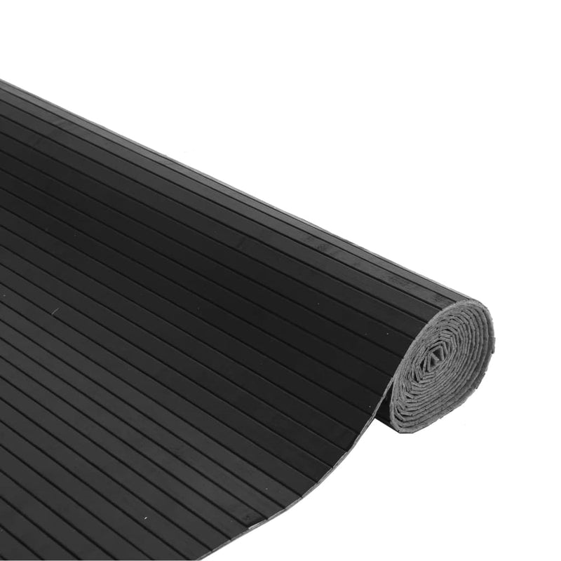 vidaXL négyszögletű szürke bambusz szőnyeg 80 x 200 cm