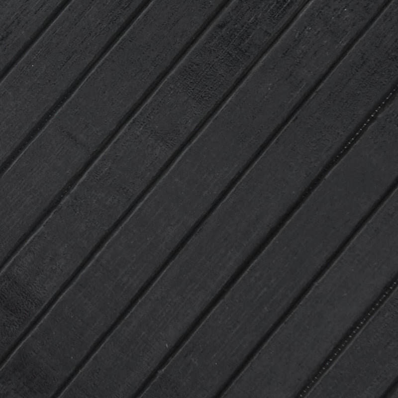 vidaXL négyszögletű szürke bambusz szőnyeg 80 x 200 cm