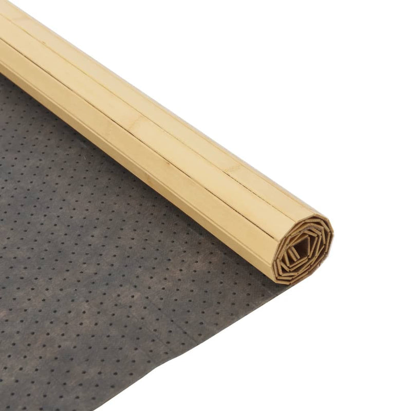 vidaXL négyszögletű világos természetes bambusz szőnyeg 80 x 300 cm