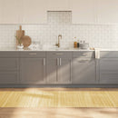 vidaXL négyszögletű világos természetes bambusz szőnyeg 80 x 300 cm