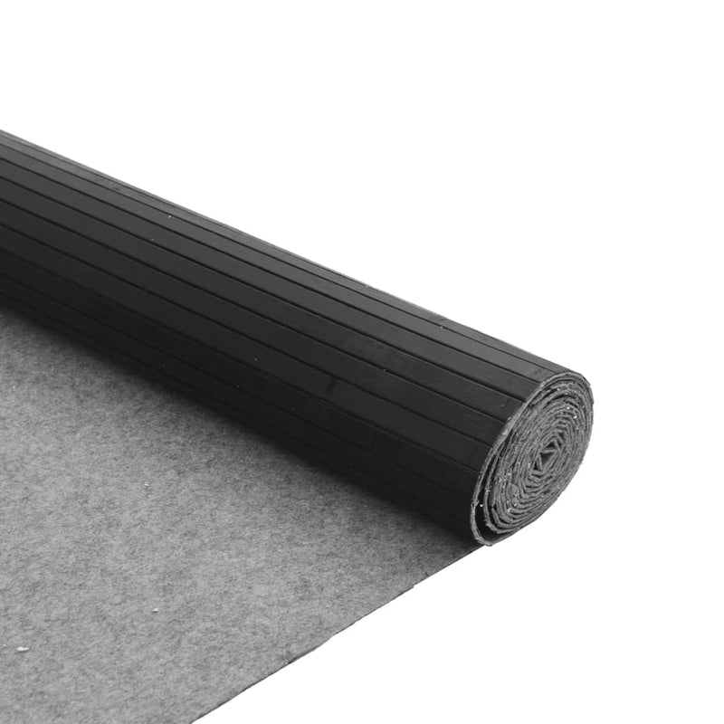 vidaXL négyszögletű szürke bambusz szőnyeg 80 x 300 cm